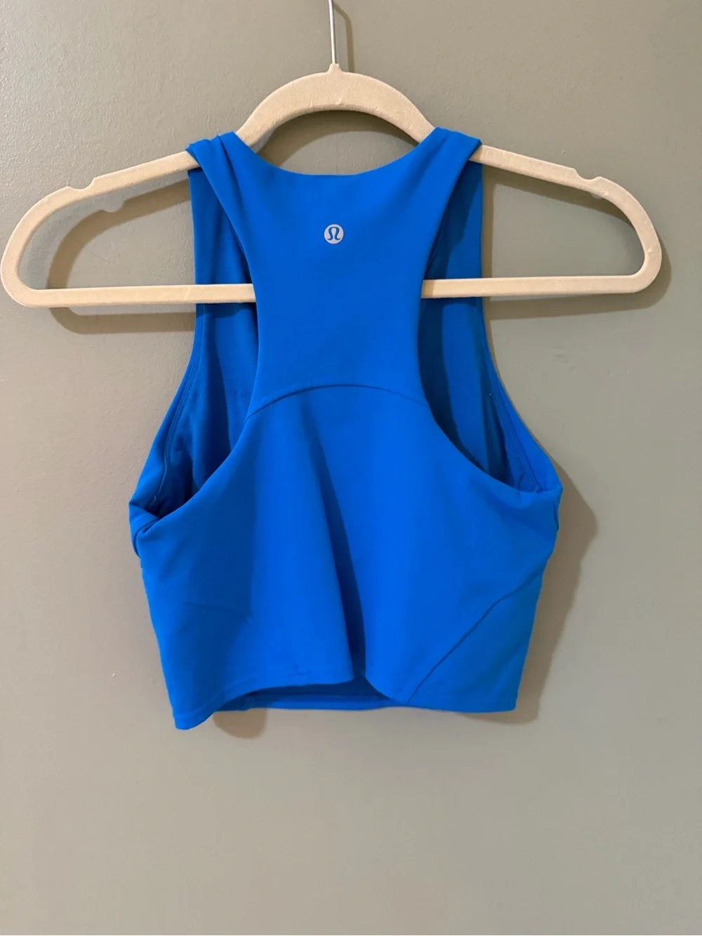 Lululemon Wunder Train Racerback Tank Top in a poolside blue size 6